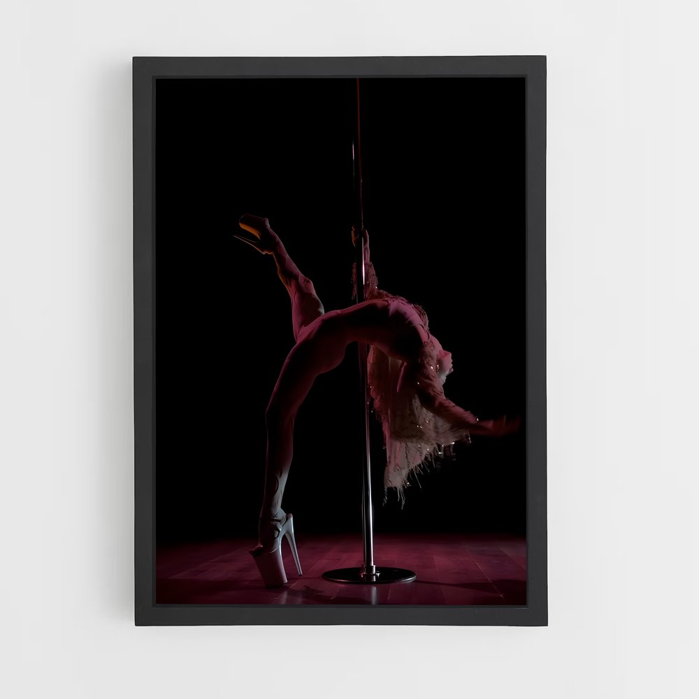 Poster Lumières de Pole – affiche Danse (vue 2)